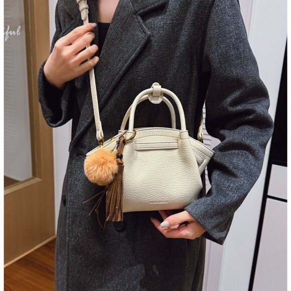 CHIC Pleated Tote Bag - Crossbody & Top Handle /Multiple colors available - Picture 4 of 15